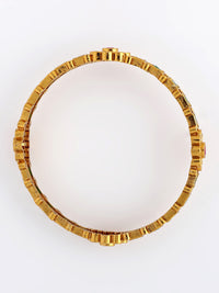Elegant Bangle in High-Gold Polish