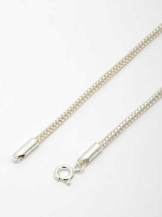 92.5 Sterling Silver Chain For Men | 20 Inches