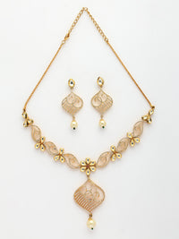 Kundan Elegance With MOP & Zircon