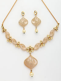 Kundan Elegance With MOP & Zircon