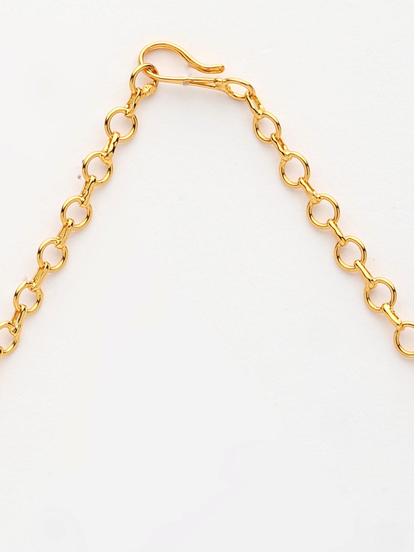 Luxury Jadau Kundan Necklace Adorned With Moissanite, Emerald & Pearls