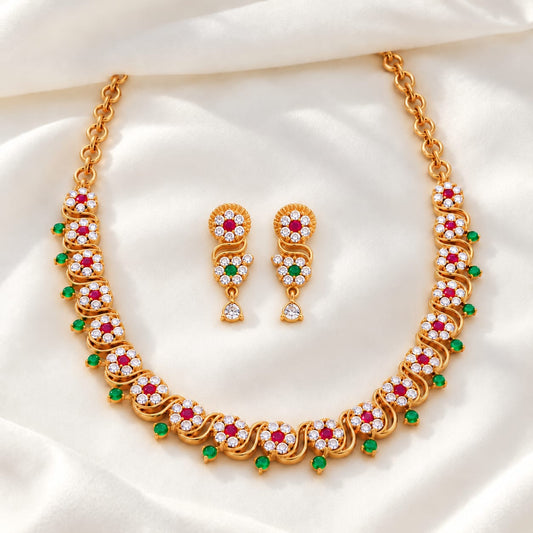 The Royal Botanical Zircon Necklace