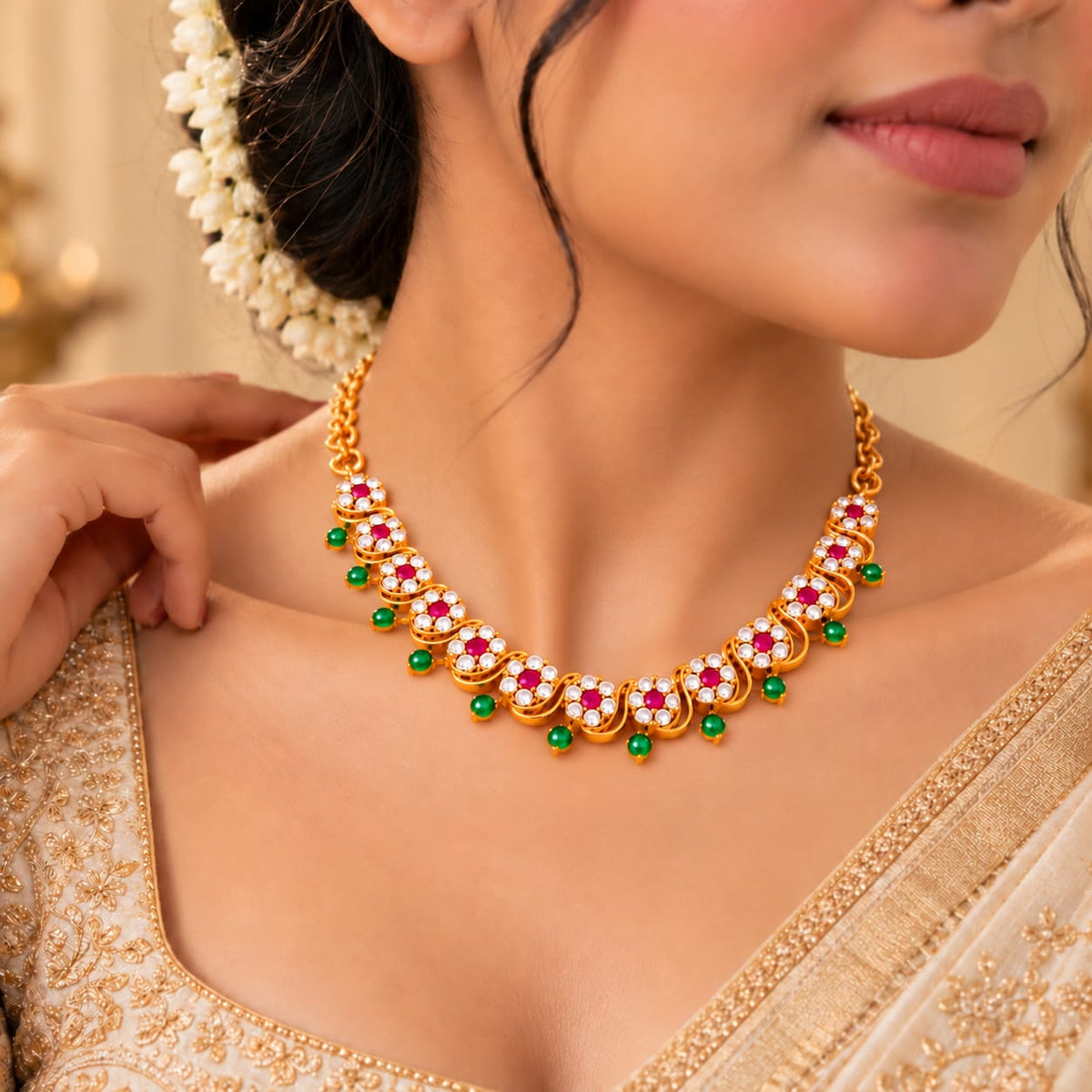 The Royal Botanical Zircon Necklace