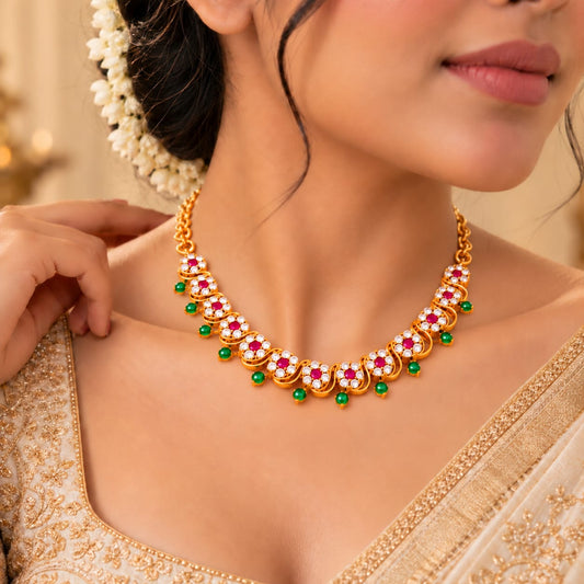 The Royal Botanical Zircon Necklace