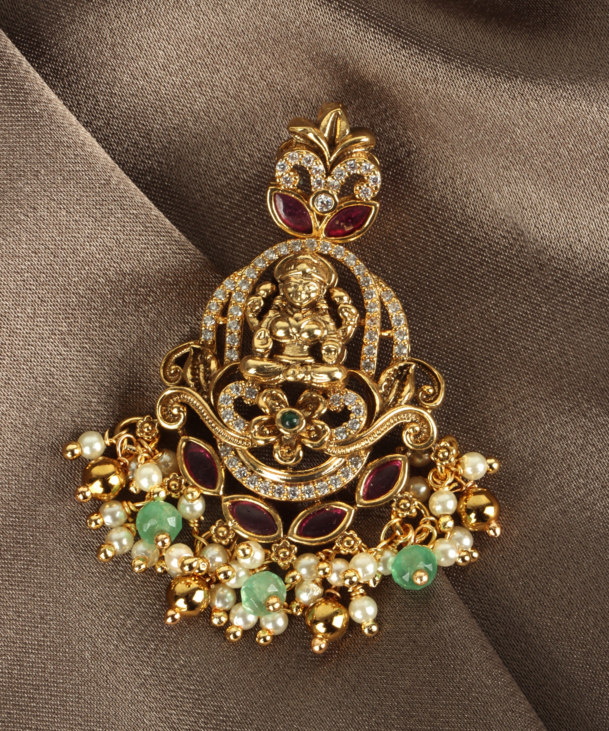 Regal Goddess Lakshmi Pendant