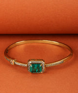Royal Emerald & Zircon Kada
