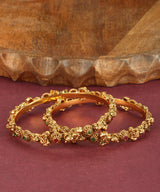 Emerald & Ruby Heritage Bangles
