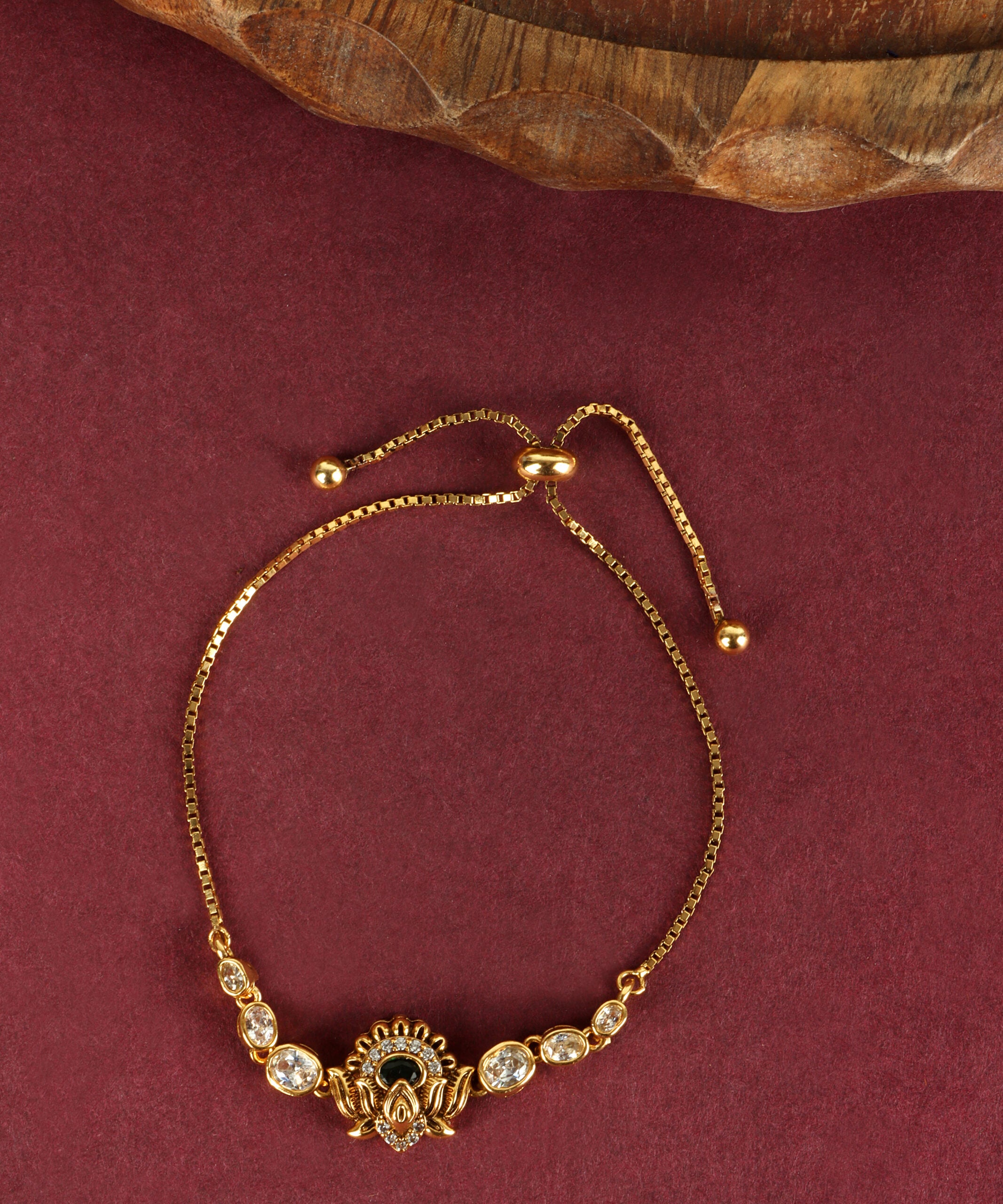 Vintage Emerald Ruby Classic Bracelet