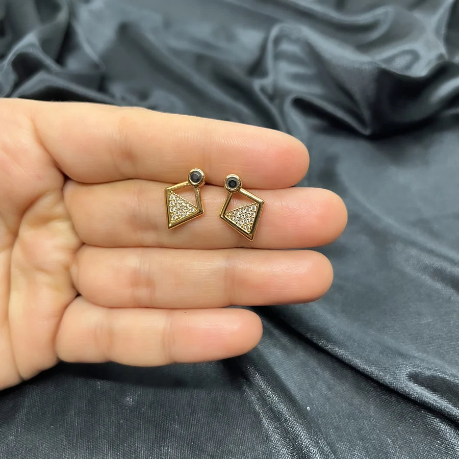 Radiant Spark Diamond Stud Earrings