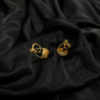 Eternal Radiance Bali Style Hoops Earrings