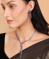 The Brilliance of Perfection - Premium Zircon Necklace | Blue
