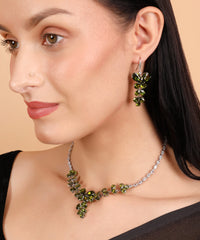 The Brilliance of Perfection — Premium Zircon Necklace | Green