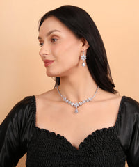 The Brilliance of Perfection — Premium Zircon Necklace | White