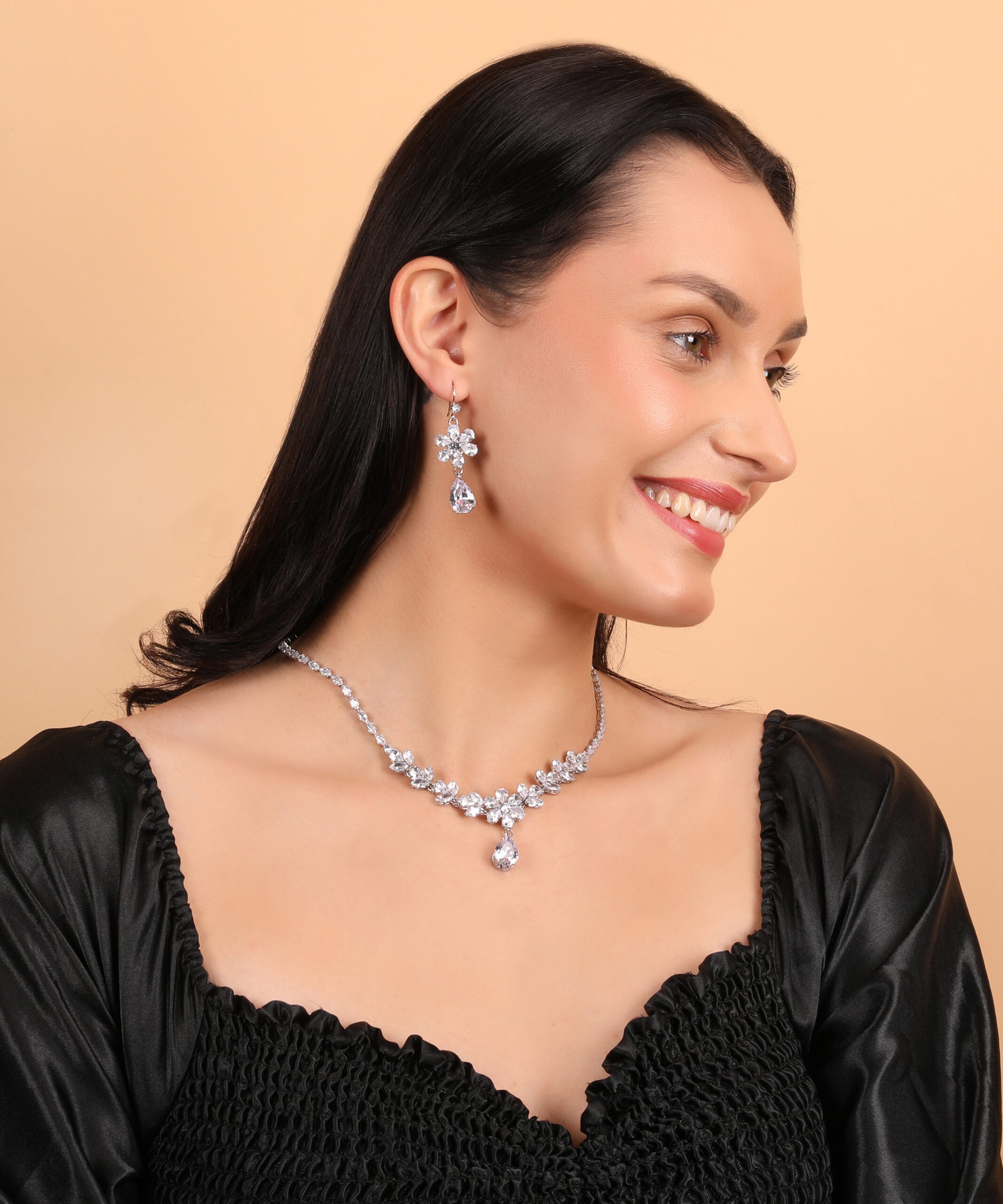 The Brilliance of Perfection — Premium Zircon Necklace | White