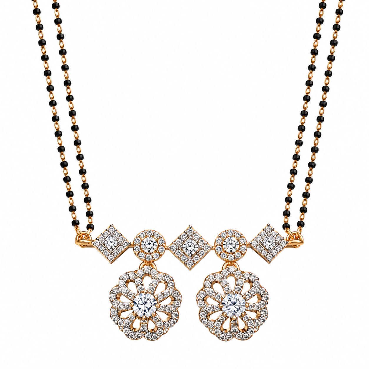 Eternal Sparkle Crystal Mangalsutra