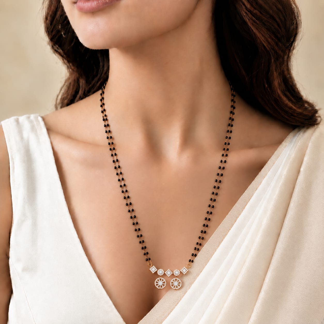Eternal Sparkle Crystal Mangalsutra