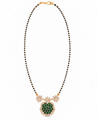 Royal Crystal Black Bead Mangalsutra