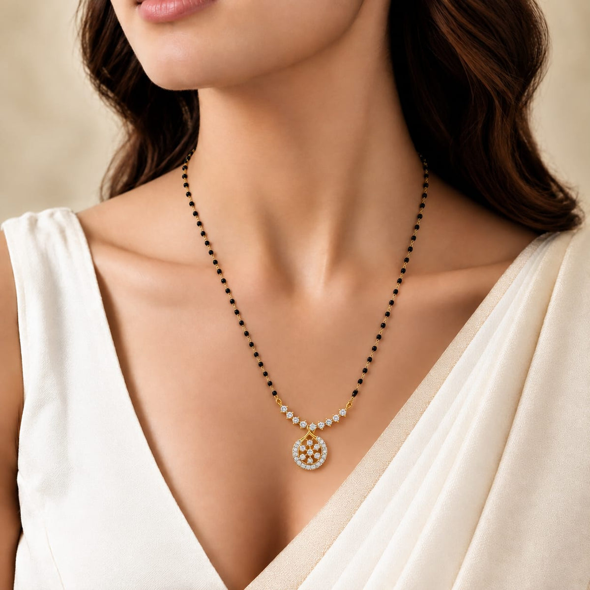 Timeless Crystal Mangalsutra