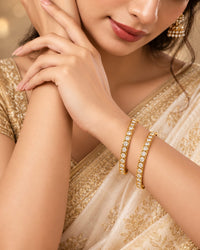 Zircon Glamour Bangles