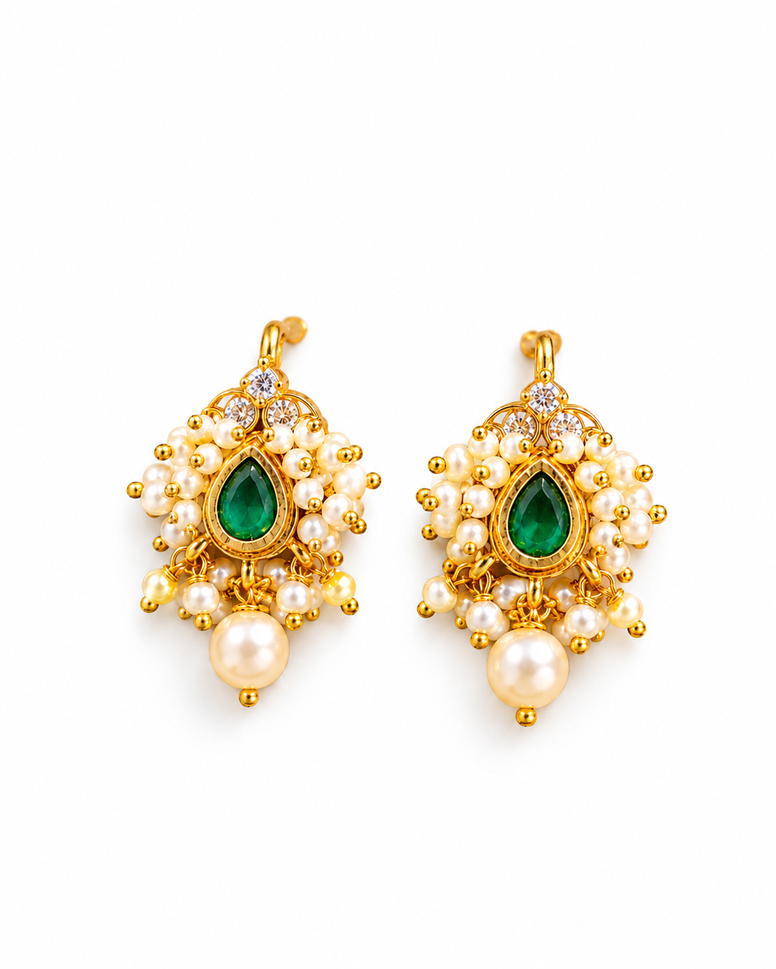 Elegant Pearl Stud Earrings