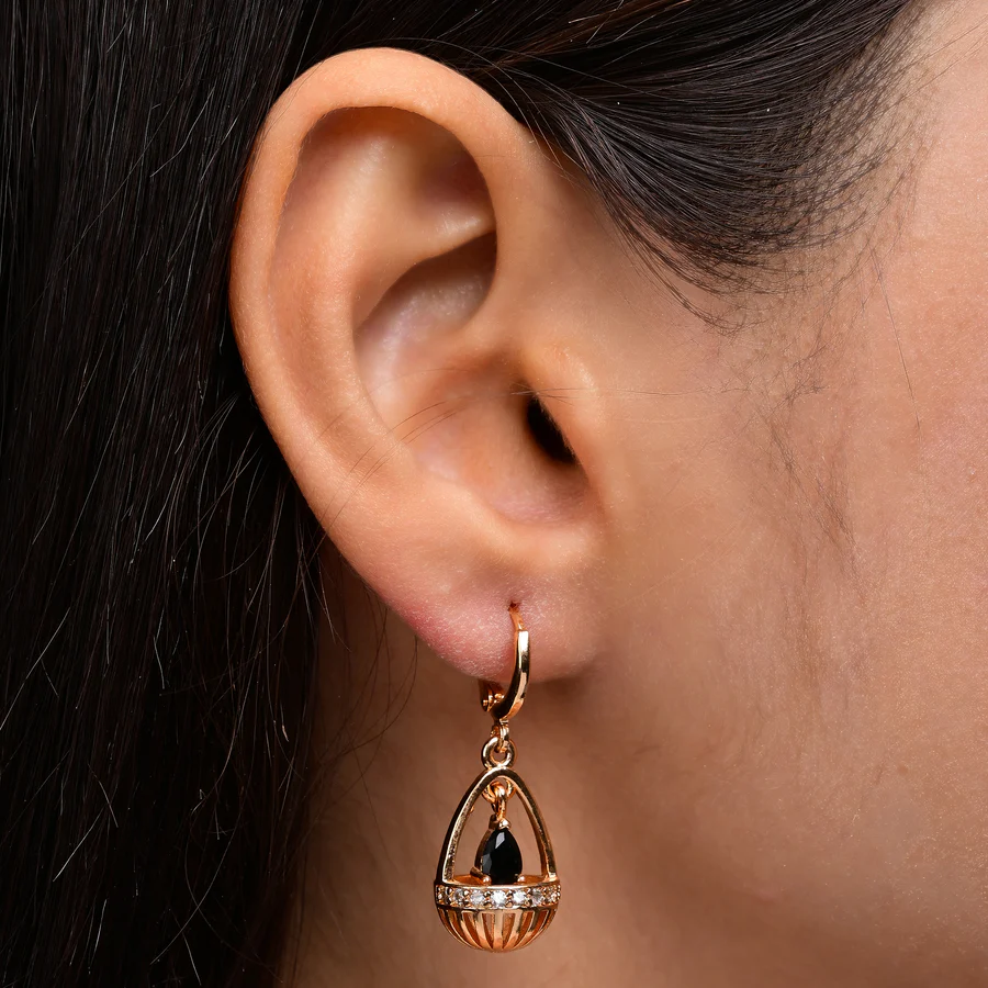 Eternal Radiance Bali Style Hoops Earrings
