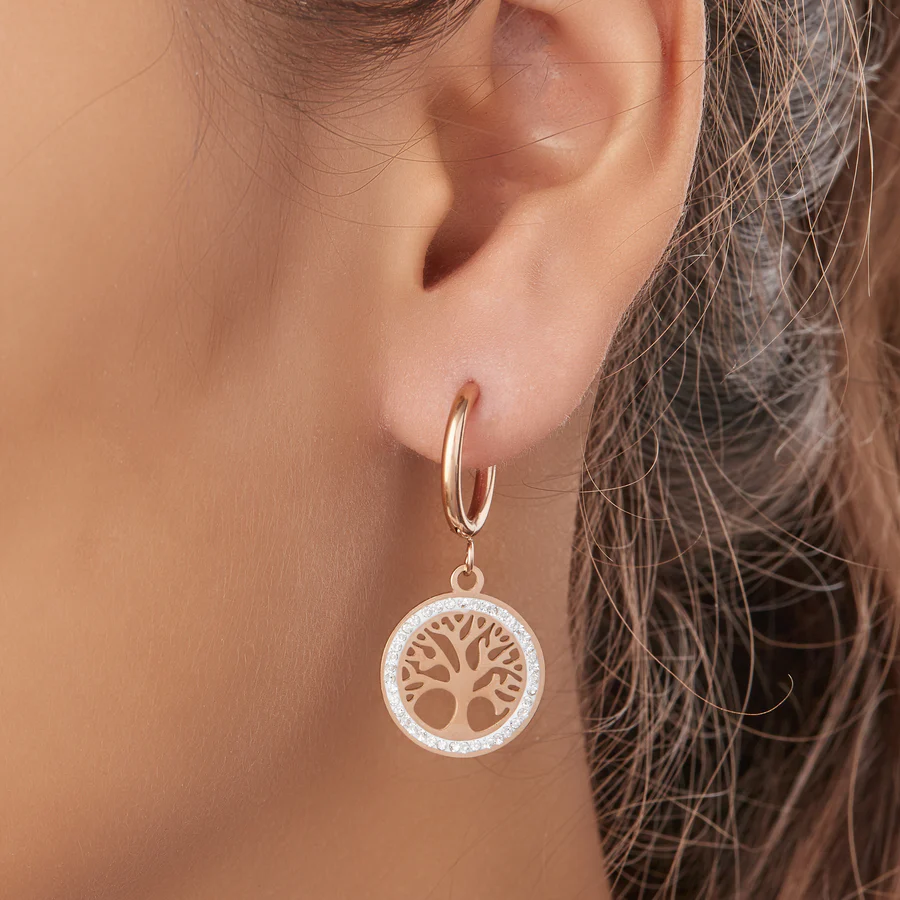 Tree of Life Sparkling Earrings For Women