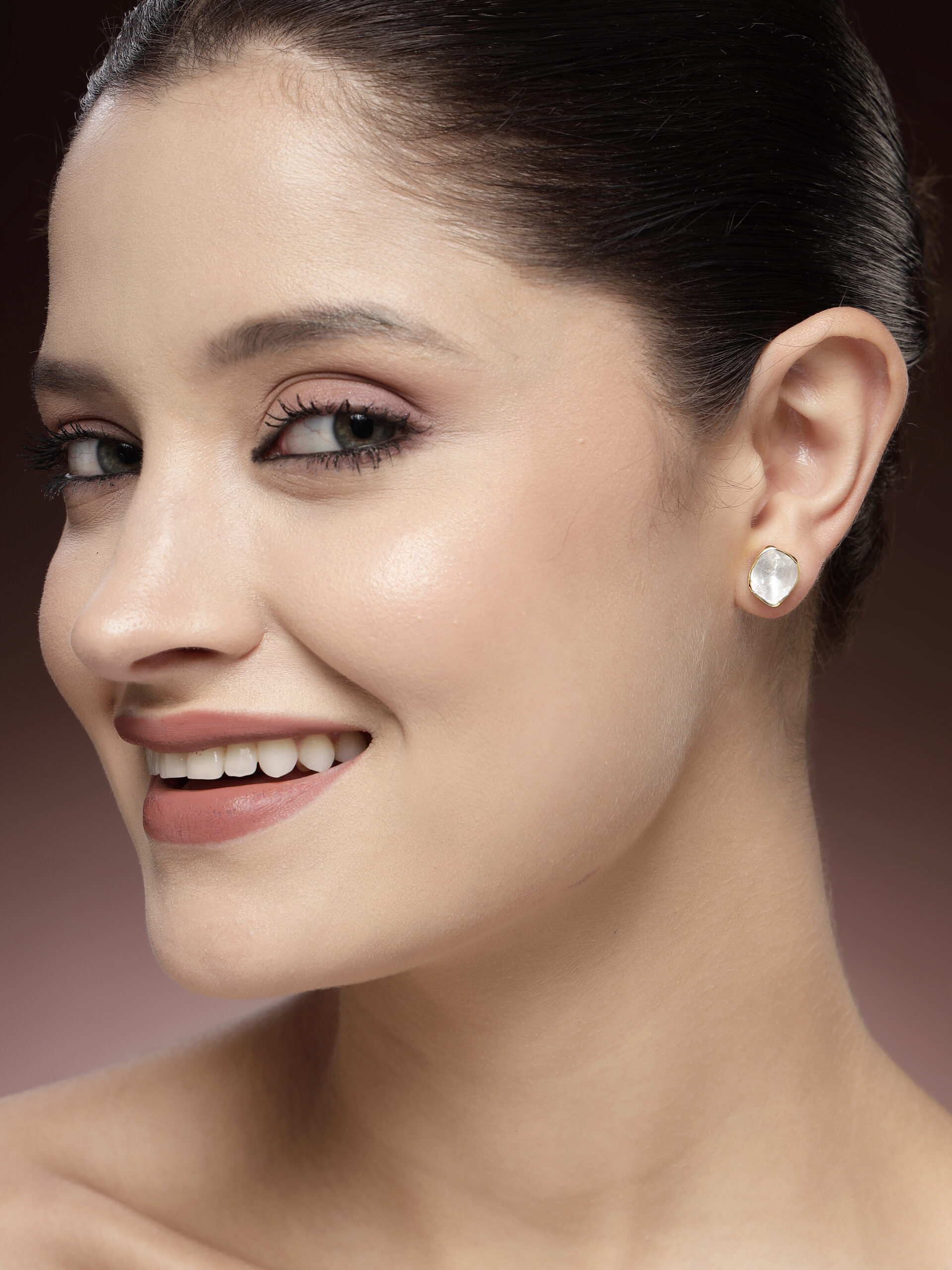 92.5 Sterling Silver Moissanite Studs