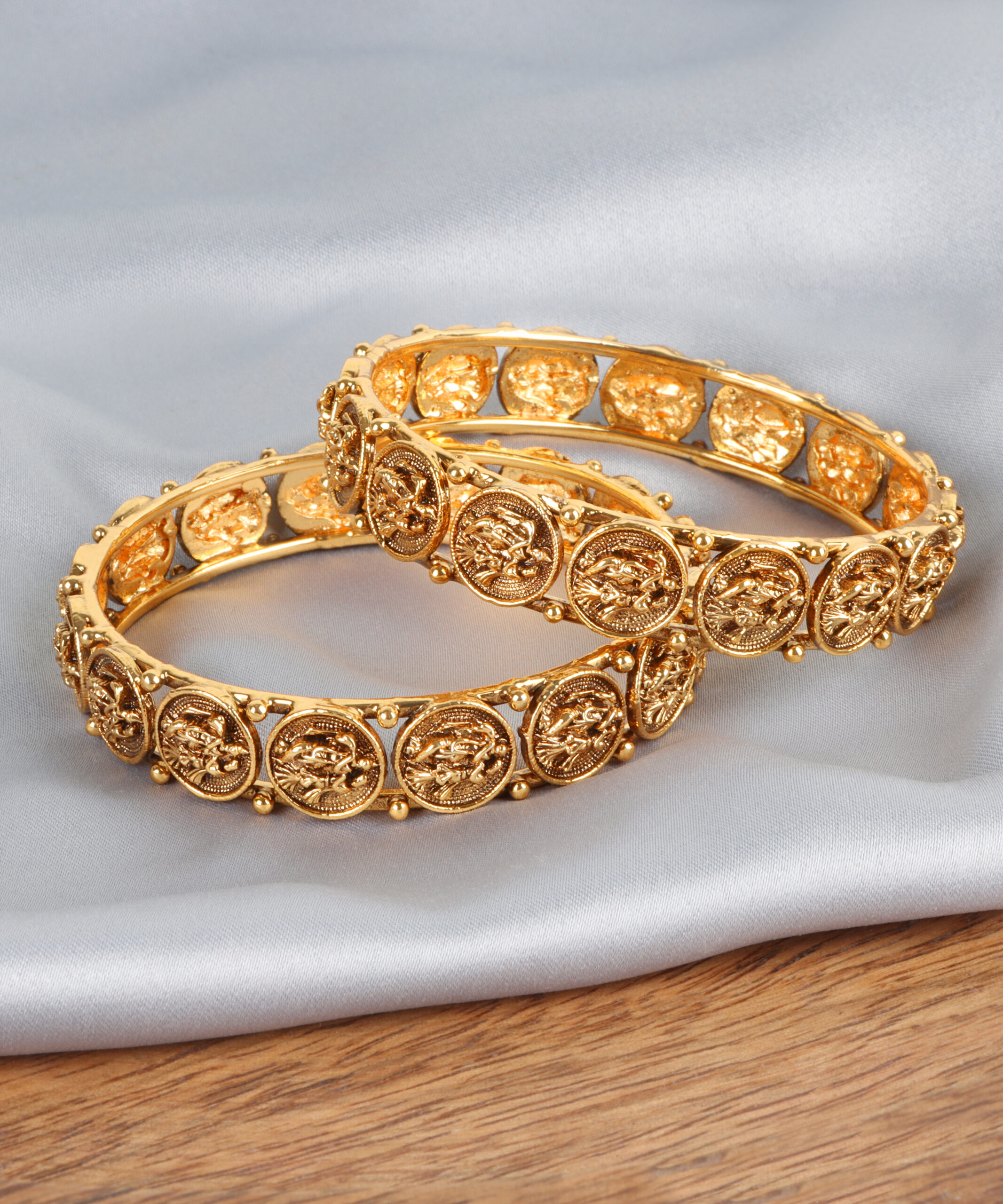 Spiritual Radha Krishna Motif Bangles