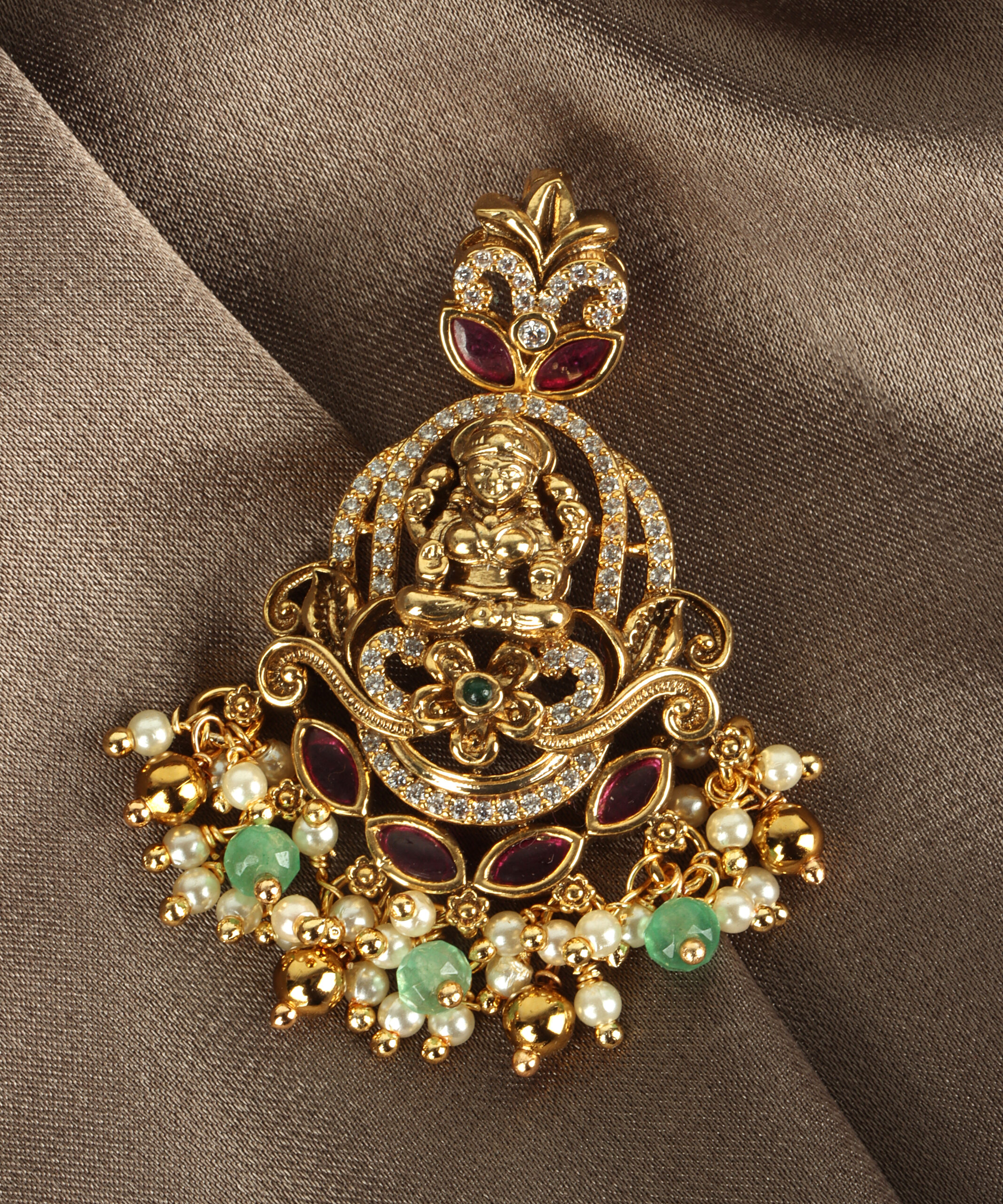 Regal Goddess Lakshmi Pendant