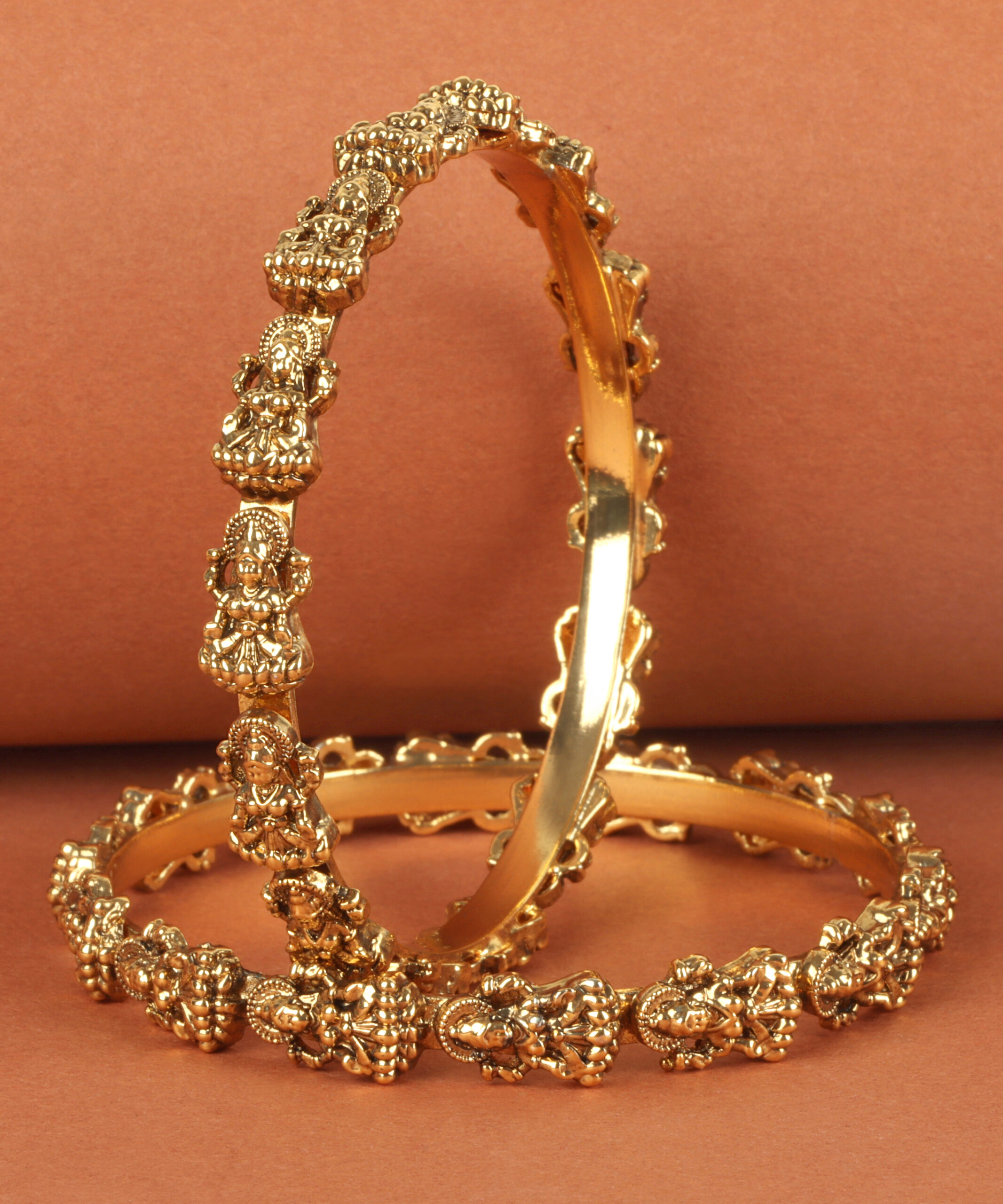 Traditional Lakshmi Gold Bangles