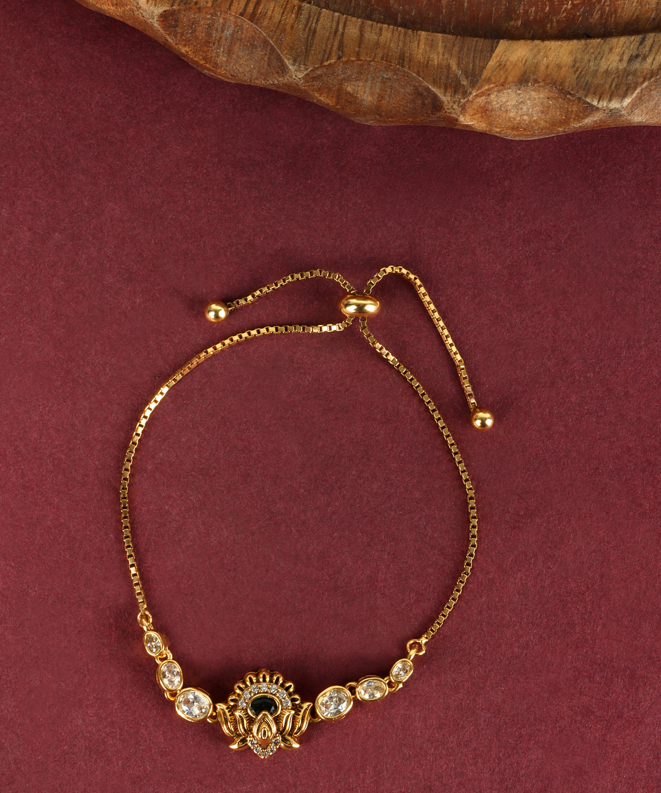 Vintage Emerald Ruby Classic Bracelet